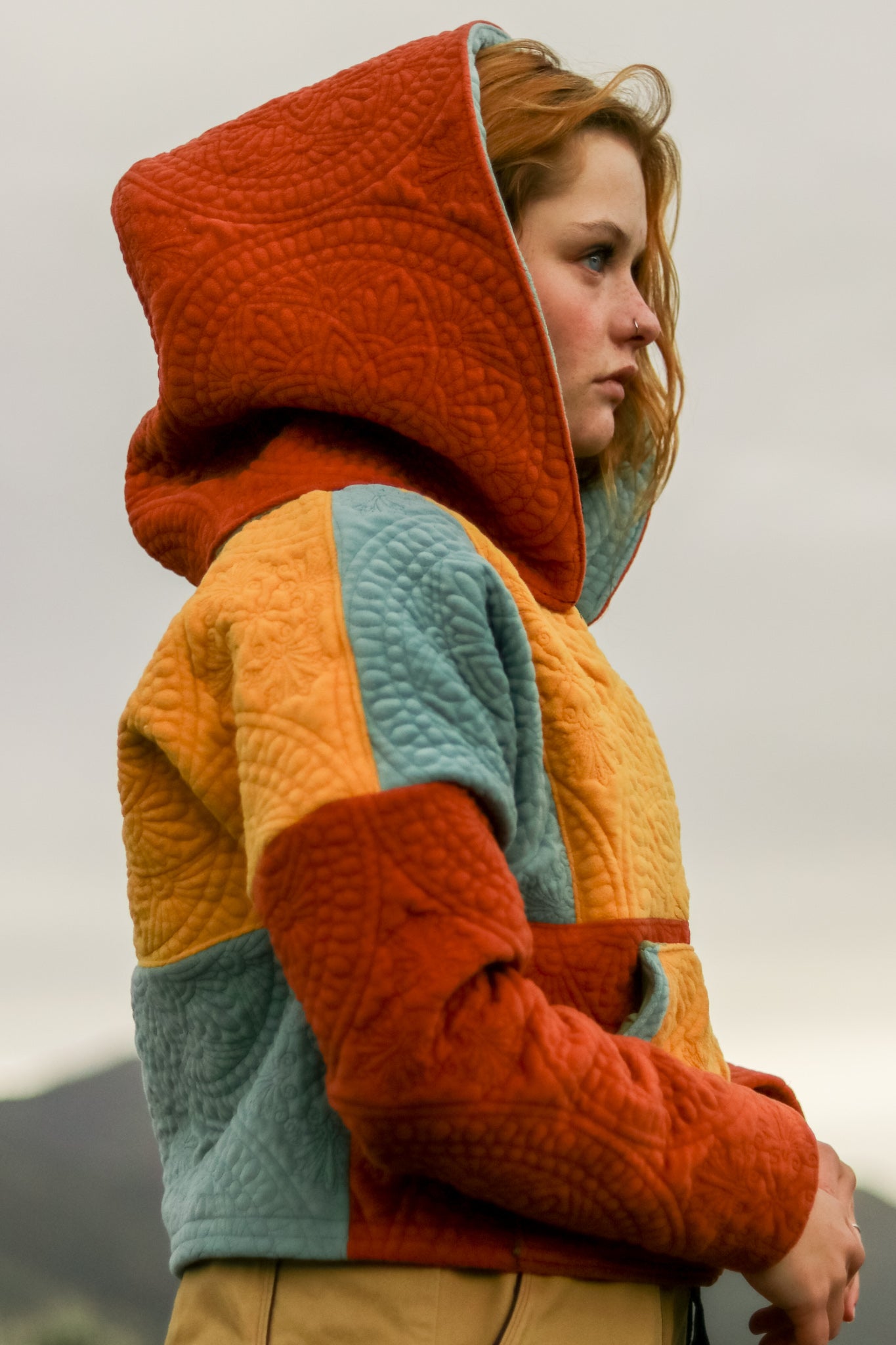 Quilted Quarter-Zip